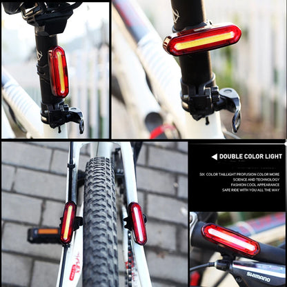 Bicycle Tail Lamp Waterproof Bicycle Light LED Bike Rear Lights High Bright Night Cycling Safety Warning Lamp Road MTB Lantern