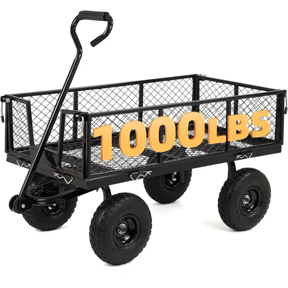 Mesh Steel Garden Cart