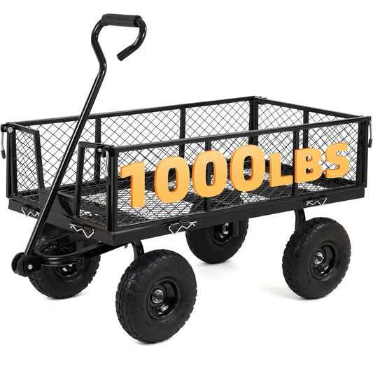 Mesh Steel Garden Cart
