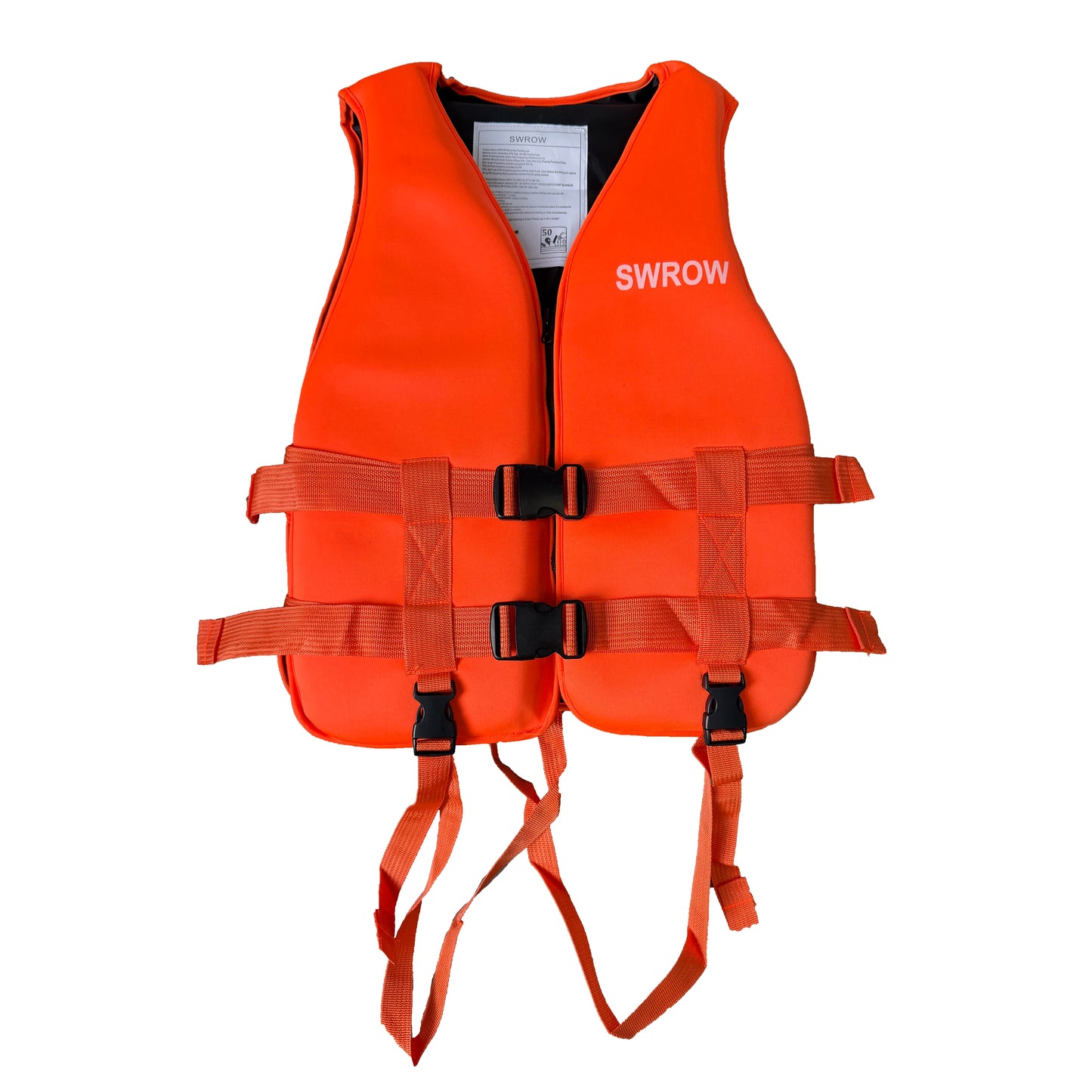 SWROW Life Jacket Water Sport Buoyancy Jacket Life Vest Swimming Boating Driving Vest Life Vest Buoyancy Suit For Adult Children