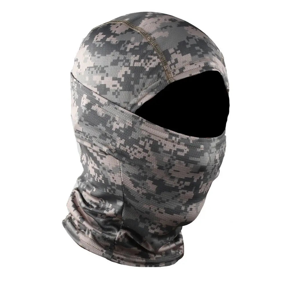 Tactical Fishing Balaclava Hood Full Face Mask Scarf Neck Gaiter Bandana Headwear Cover For Men Women Sports