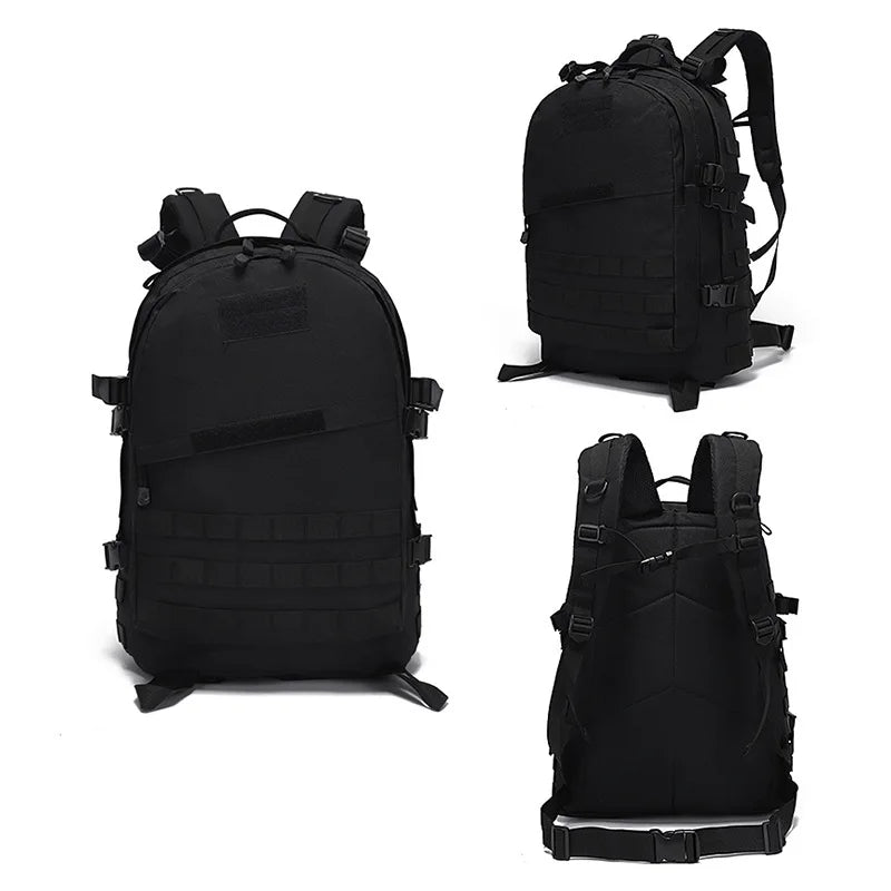 Outdoor Camouflage Double Shoulder Backpack Camping Hiking Sports Travel Backpack 3D Cycling Backpack Waterproof Oxford Cloth