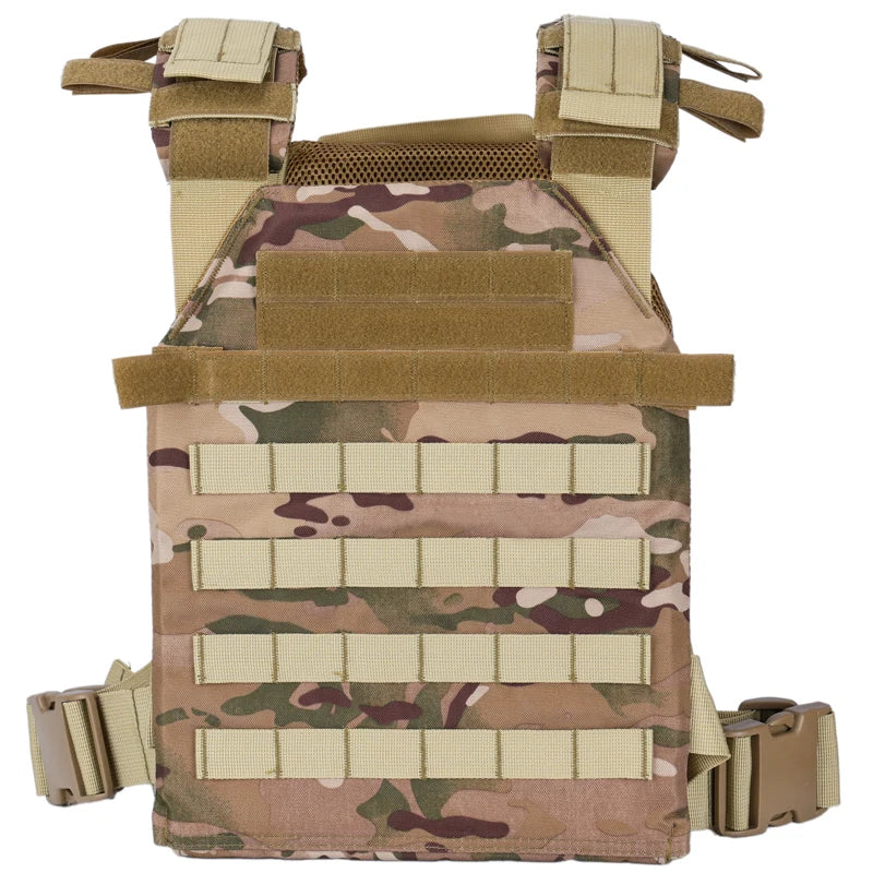 Tactical Molle Vest Breathable Combat Training Vest Outdoor Hunting Air Soft Vests Sports Equipment Weight Bearing Vests