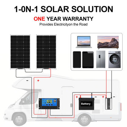 18V 100W/200W/400W Flexible Solar Panel