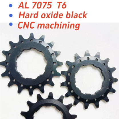 13T/14T/15T/16T AL7075 Mountain Bike Cassette Bicycle Freewheel Conversion Kit Flywheel Sprocket Single Speed Cassette Cog