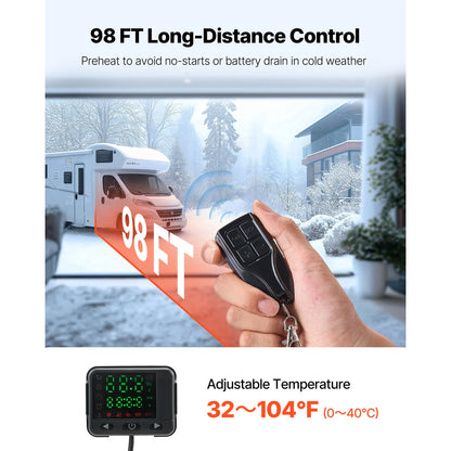 8KW Diesel Air Heater DC12-24V Diesel Parking Heater