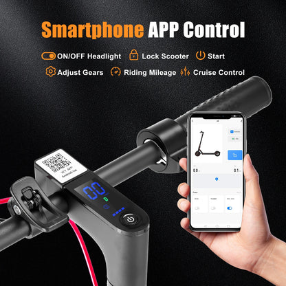 AiliFe Folding A8 Mini Electric Scooter Smart APP  8.5inch tire Foldable E Scooter Long Range Electric Scooters for Commuters