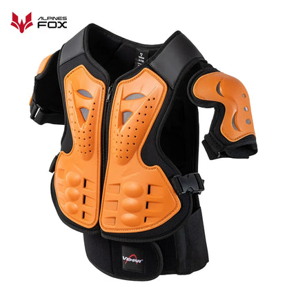 Boys Girls Full Body Skating Skiing Armor Child Kids Youth Motocross Downhill Vest Armor Jacket Chest Spine Knee Elbow Guard Pad