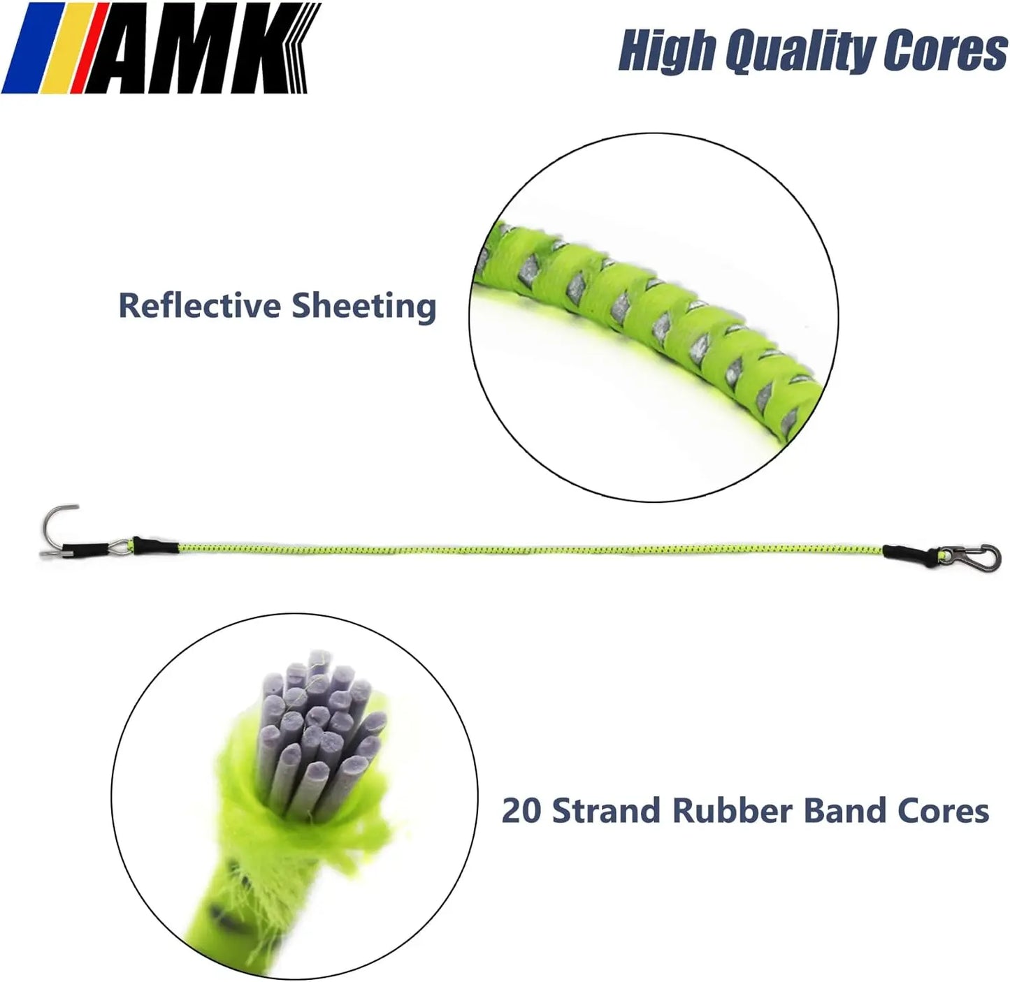 4Pcs 28in 1/10 Elastic RC Crawler Tow Ropes with Hook for Axial SCX10 Accessries TRX6 TRX4 Gen7 Gen8 Tamiya D90 TF3 RC Car Boat