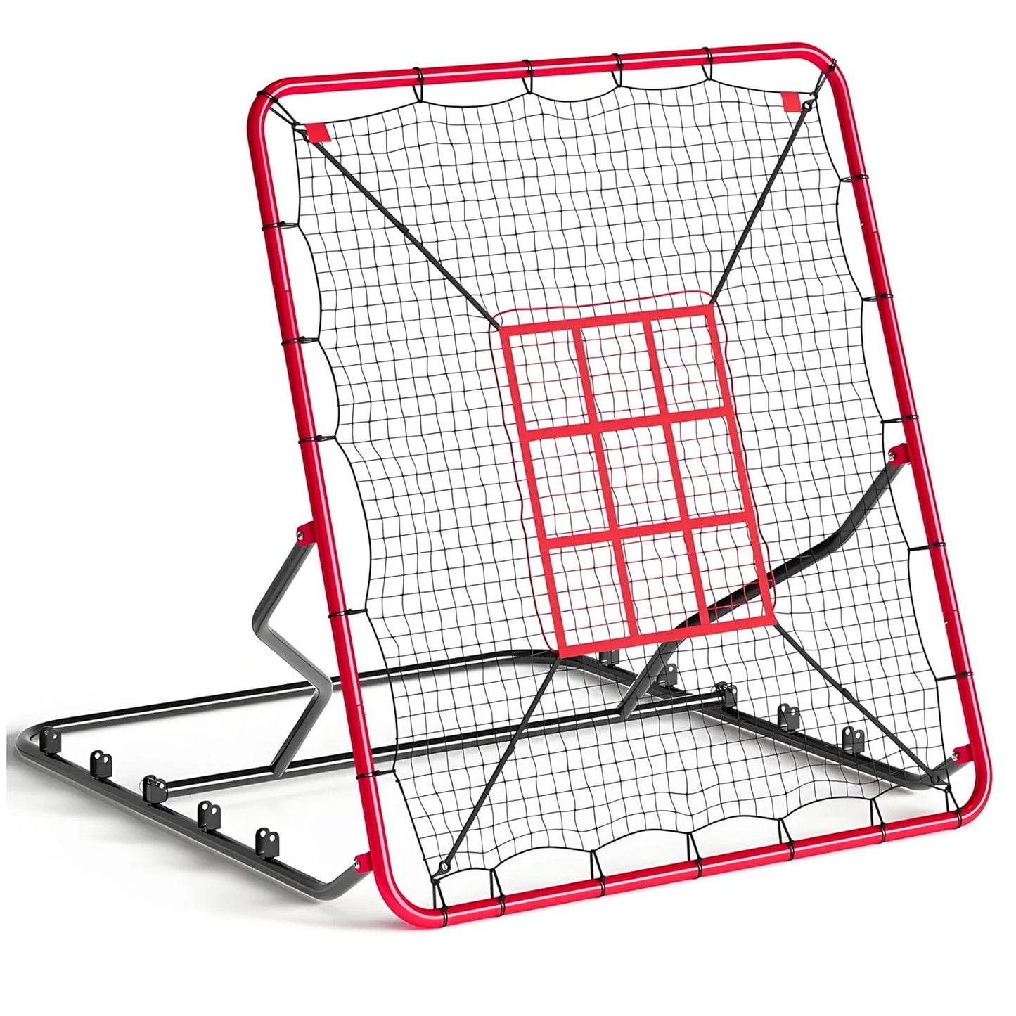 Baseball/Softball Rebounder Net, Pitchback Rebounder Net, Soccer Rebounder Net, Adjustable Multisport Pitching Rebounder Net