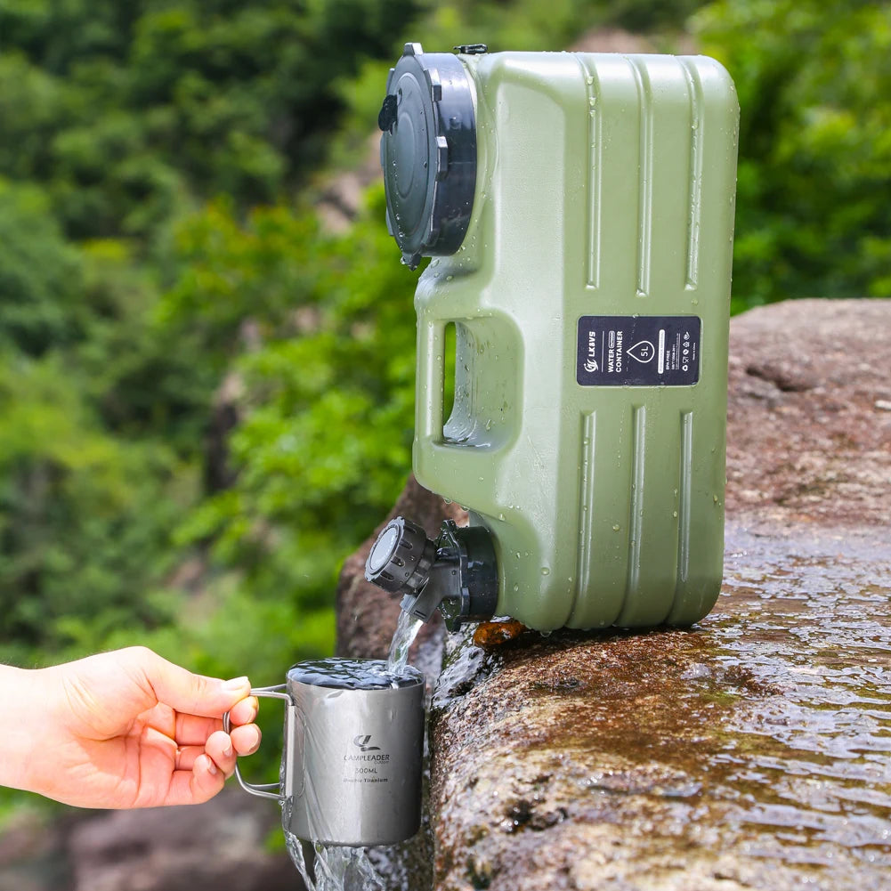 Camping Water Bucket Cover with Spigot Water Storage Container Lid Leak-Proof Water Tank Lid for Outdoor Picnic
