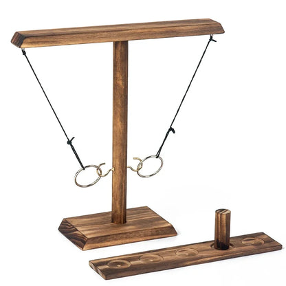 Ring Toss Game For Adults Hook And Ring Game Handmade Wooden Toss Game For Adults Outdoor Indoor Games Patio Decor Yard Games