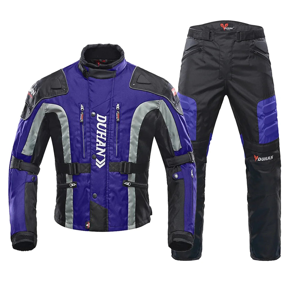 DUHAN Motorcycle Jackets Men Riding Motocross Enduro Racing Jacket Moto Jacket Windproof Coldproof Motorbike Clothing Protection