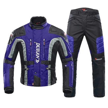 DUHAN Motorcycle Jackets Men Riding Motocross Enduro Racing Jacket Moto Jacket Windproof Coldproof Motorbike Clothing Protection