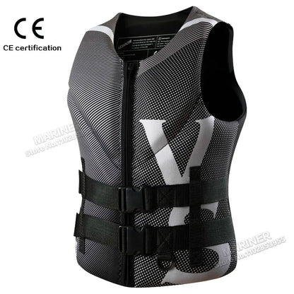 Impact Vest Wakesurf Comp Vest CE Approved Neoprene Life Jacket Wake Surfing But Great for All Other Watersports Activities