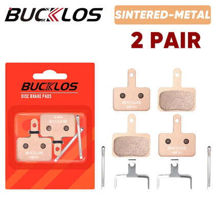 BUCKLOS Sintered-Metal MTB Brake Pads for B01S B05S Bicycle Hydraulic Disc Brake Pads Metallic Bike Brake Pad Mountain Bike Part