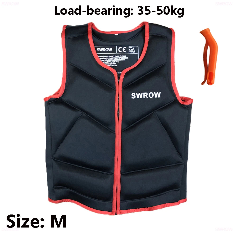 New adult children's buoyancy jacket portable neoprene life jacket water sports sailing fishing surfing swimming life jacket