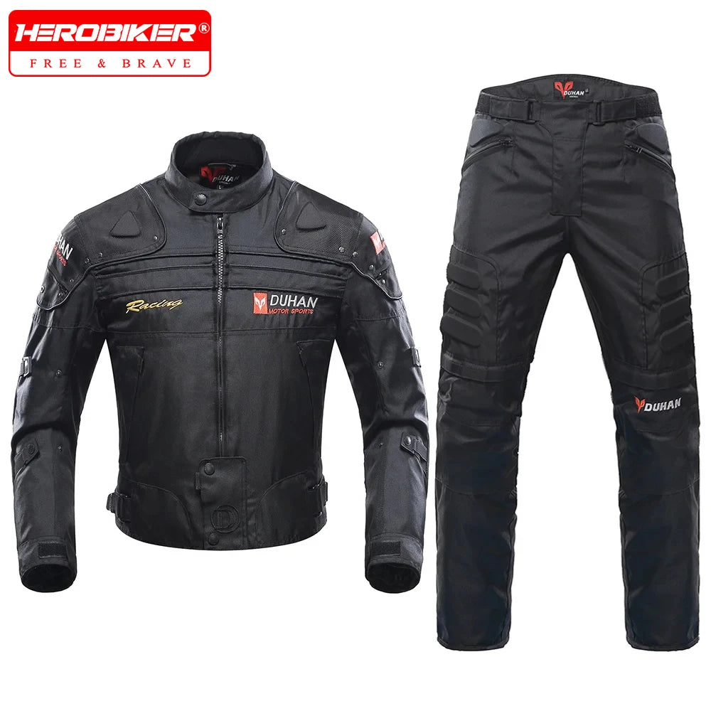 DUHAN Motorcycle Jackets Men Riding Motocross Enduro Racing Jacket Moto Jacket Windproof Coldproof Motorbike Clothing Protection