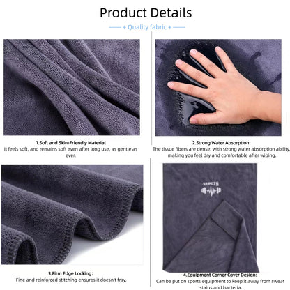 Quick - Drying Sports Towel: Ideal for Gym, Bath, Running, Basketball & Outdoor Use  40×95cm