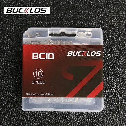 BUCKLOS Bicycle Chain 10v 11v 11EL 11SL Chain 8s 9s 10s 11s 12s Speed Bike Current 116/126 Links High Quality Chain for SHIMANO