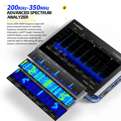 4in1 Tablet Oscilloscope 2 Channel 350MHz Signal Generator