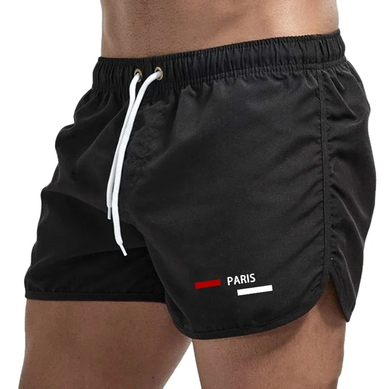 Quick Drying Mens Beach Shorts Printing Fashion Football Sports Shorts  Casual Jogging Sweatpants Surf Shorts Summer Swim Trunks