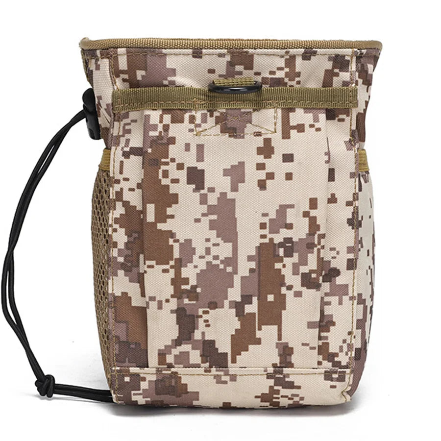 2024 New Outdoor 3-5L Camouflage Molle 600D Nylon Dump Drop Pouch Recycle Waist Pack Bags Accessories Bag Pouches ﻿