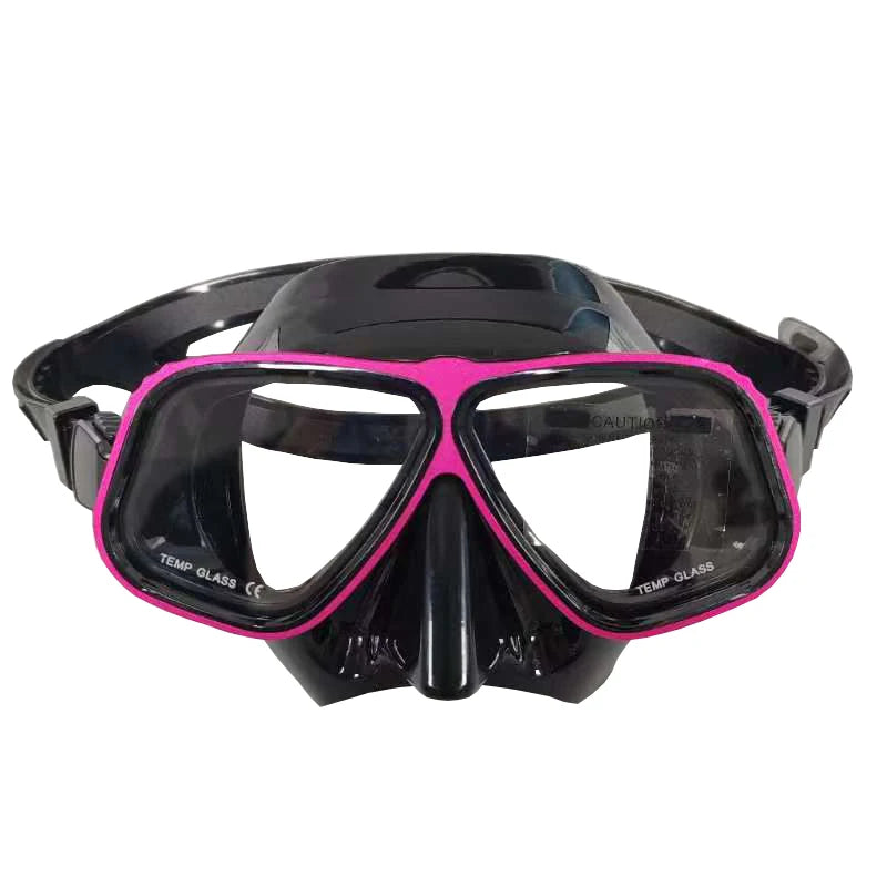Diving mask Plastic-alloy frame scuba equipment snorkeling goggles Tempered glass