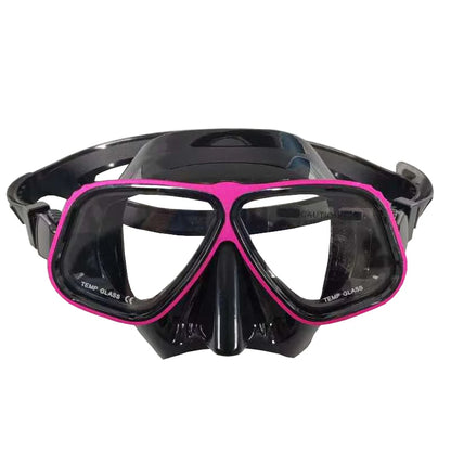 Diving mask Plastic-alloy frame scuba equipment snorkeling goggles Tempered glass