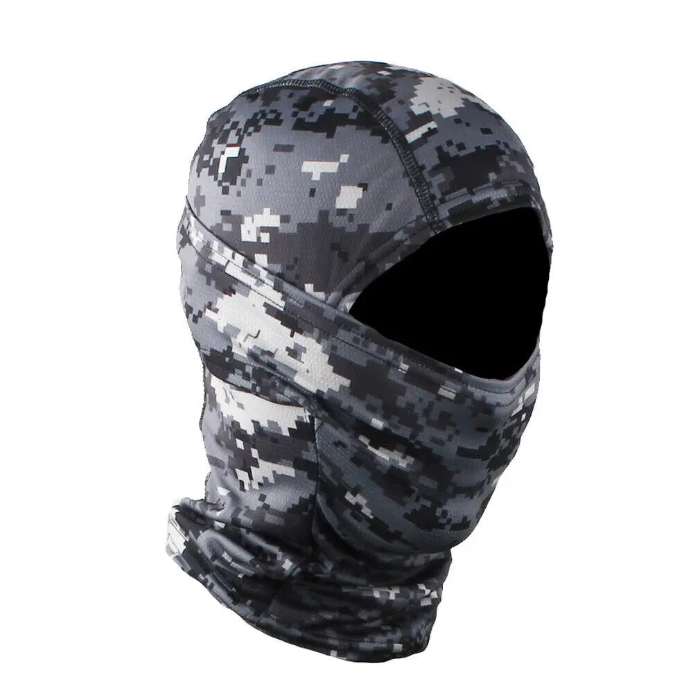 Tactical Fishing Balaclava Hood Full Face Mask Scarf Neck Gaiter Bandana Headwear Cover For Men Women Sports