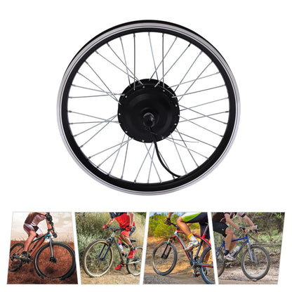 20Inch Electric Bicycle Kit 36V 350W W/ LCD Display Front Wheel Electric Bicycle Motor Hub Conversion Kit W/ Pedal Assist Sensor