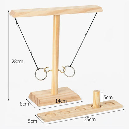 Ring Toss Game For Adults Hook And Ring Game Handmade Wooden Toss Game For Adults Outdoor Indoor Games Patio Decor Yard Games