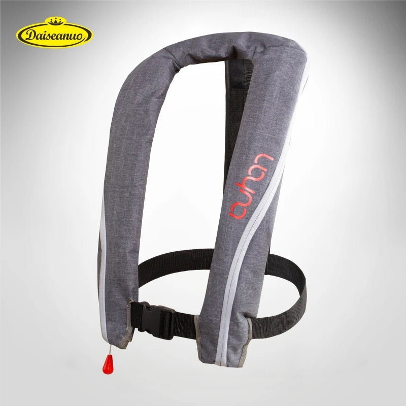 Professional Auto Inflatable Life Jacket Pocket Manual Life Vest Adult 150N 100N Water Sport Fishing Rafting Boating Accessories