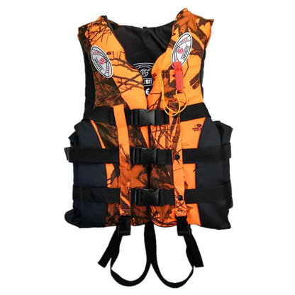 Swimming Boating Skiing Driving Vest Water Safety Survival Suit Universal Life Vest Jacket for Adult Children