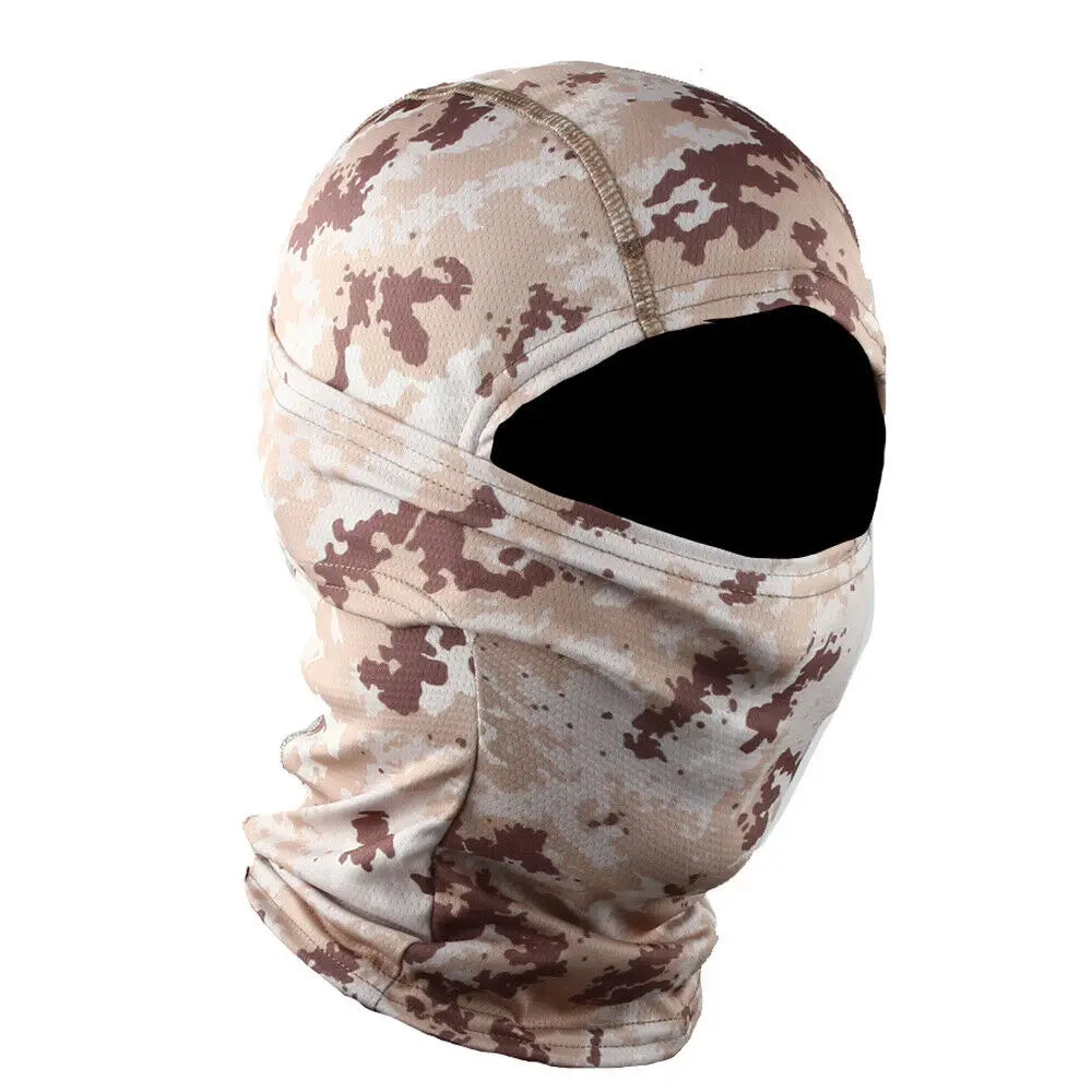Tactical Fishing Balaclava Hood Full Face Mask Scarf Neck Gaiter Bandana Headwear Cover For Men Women Sports