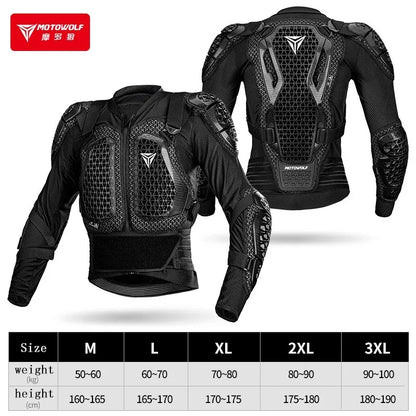 Motorcycle Jacket Men Women Motorcycle Full Body Armor Jacket Moto Turtle Motocross Racing Jacket CE Approved Protective Gear