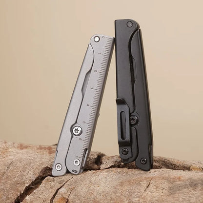 Outdoor Mini Multi-functional Scissors Portable Folding Knife Small Tool Folding Stainless Steel Scissors Camping Sacoche Homme