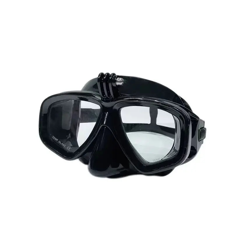Professional underwater diving mask scuba diving goggles are suitable for GoPro small sports camera all-dry diving glasses