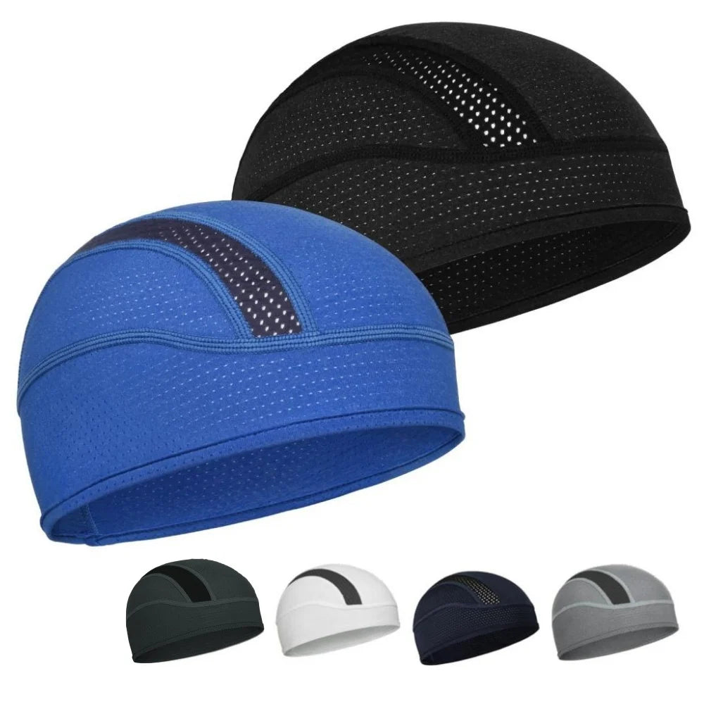 Quick-drying Mesh Running Cap Breathable Thin Simple Sport Beanies Hat Outdoor Cycling Hiking Baseball Fisherman Soft Headwear