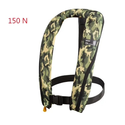 Professional Auto Inflatable Life Jacket Pocket Manual Life Vest Adult 150N 100N Water Sport Fishing Rafting Boating Accessories
