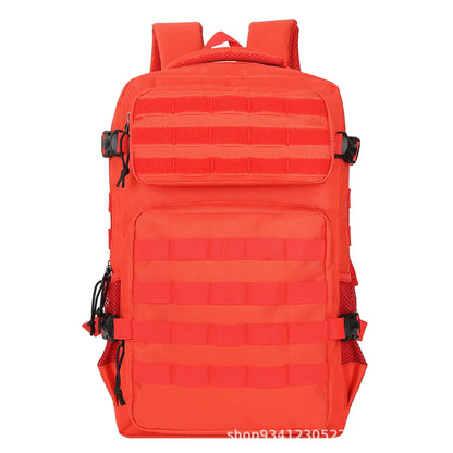 Large Capacity Tactical Backpack Outdoor Sports Hiking Camping Camouflage Bag Multi-Functional Air Cushion Strap Unisex