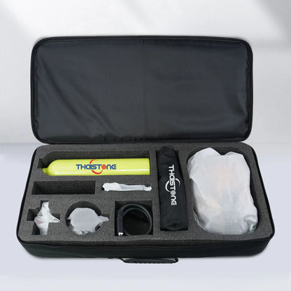 Thaistone 1L Diving Snorkeling Oxygen Cylinder Scuba Tank+Diving Mask+Scuba Adapter+Manual Air Pump