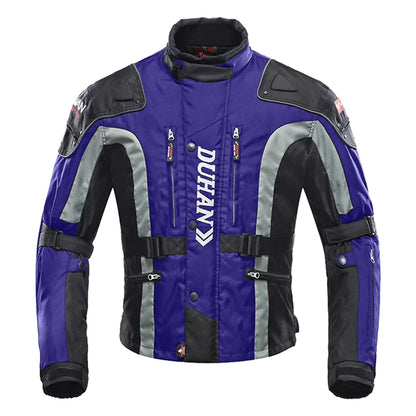 DUHAN Motorcycle Jackets Men Riding Motocross Enduro Racing Jacket Moto Jacket Windproof Coldproof Motorbike Clothing Protection