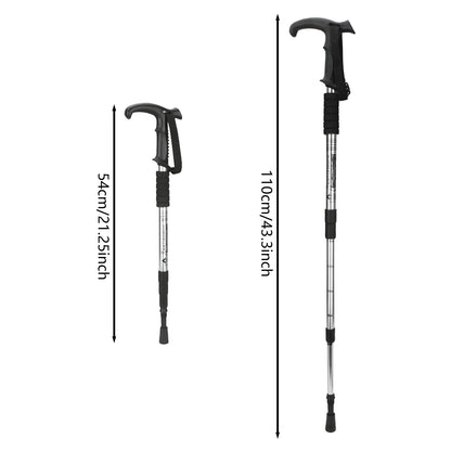 54-110cm Hiking Sticks Walking Stick Trekking Poles Mountaineering Telescopic Walking Stick for Particularly Steep Climb
