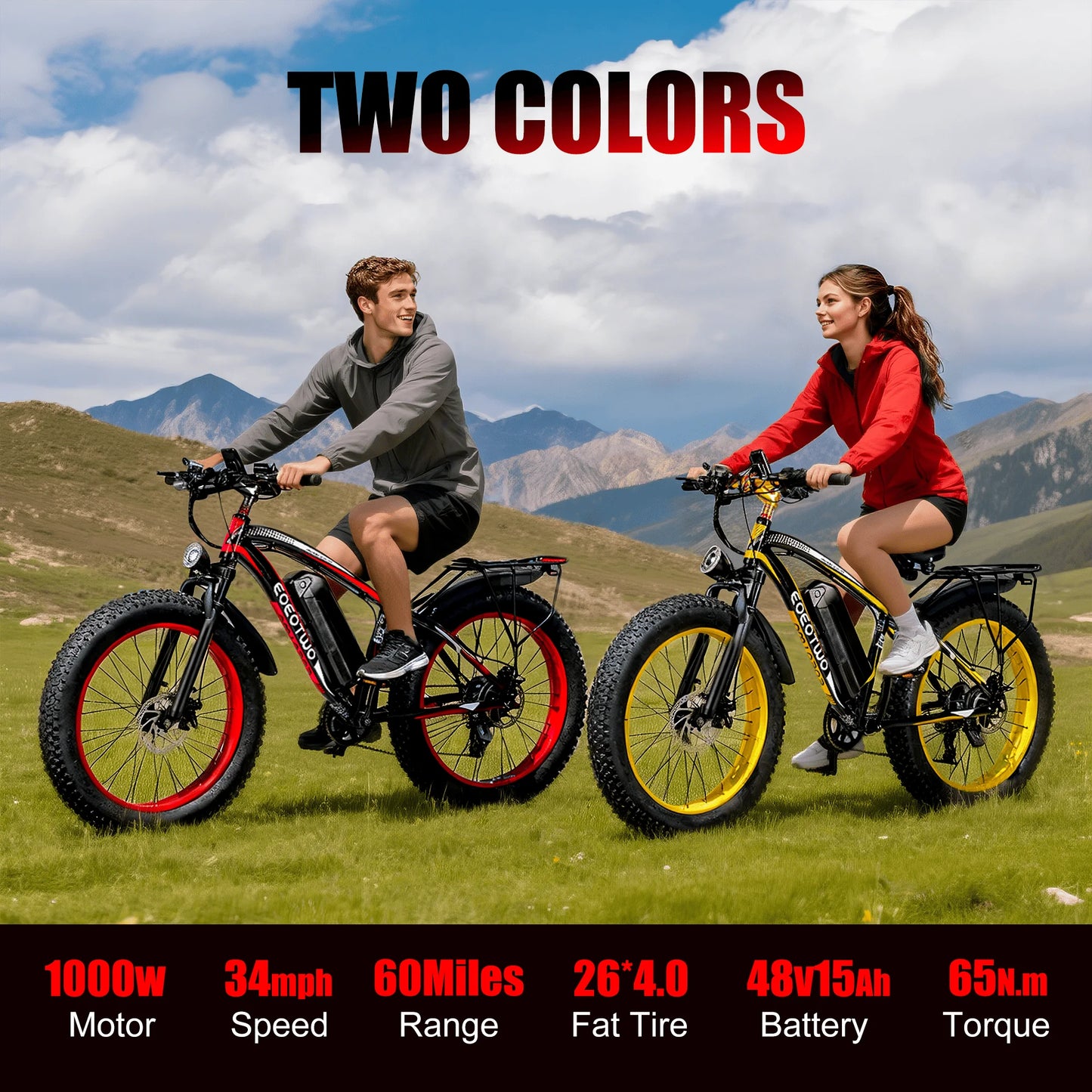 Electric Bike Adult 26" Fat Tire