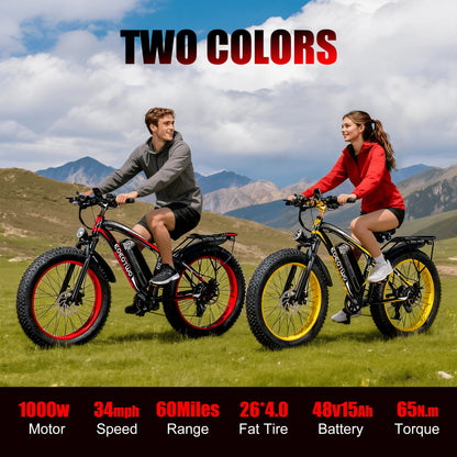 Electric Bike Adult 26" Fat Tire