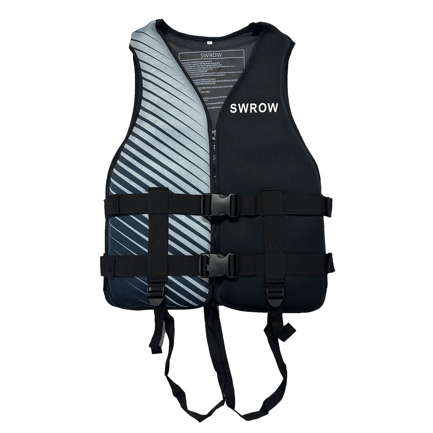 SWROW Life Jacket Water Sport Buoyancy Jacket Life Vest Swimming Boating Driving Vest Life Vest Buoyancy Suit For Adult Children