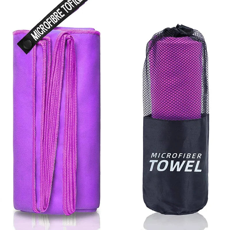 Quick-drying microfiber sport towel for travel fitness camping running yoga swimming beach towel