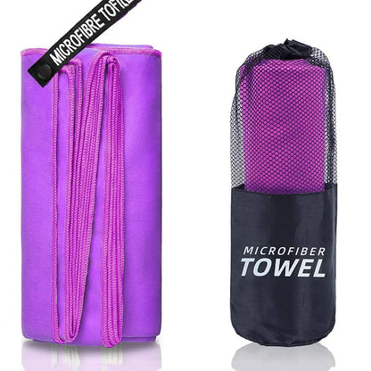 Quick-drying microfiber sport towel for travel fitness camping running yoga swimming beach towel
