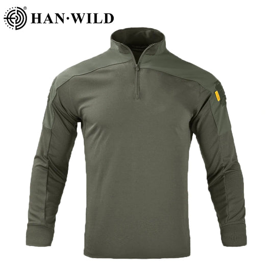 Men's Quick Dry Clothing Airsoft Lightweight Shirt Tactical Shirt Long Sleeve Work Tops Outdoor Hunting Clothes Hiking Shirts